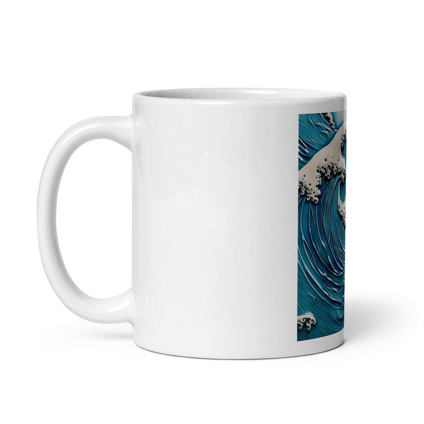 Mediterranean-Style Ceramic Coffee Mug