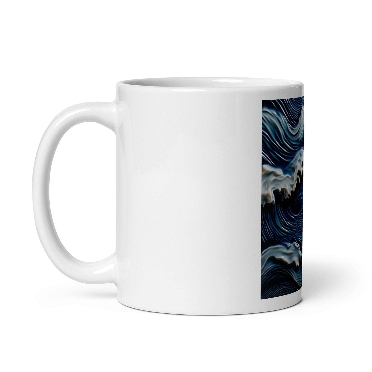 Mediterranean-Style Ceramic Coffee Mug