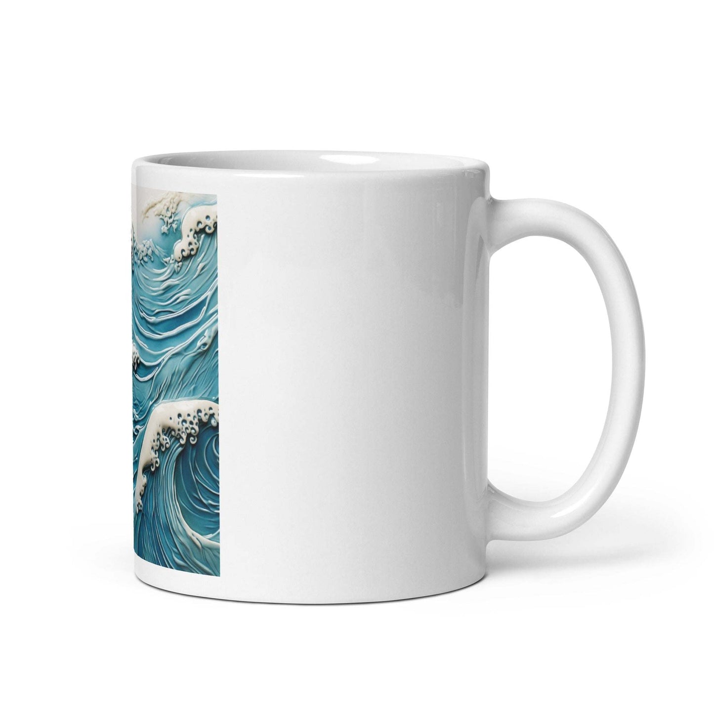Mediterranean-Style Ceramic Coffee Mug