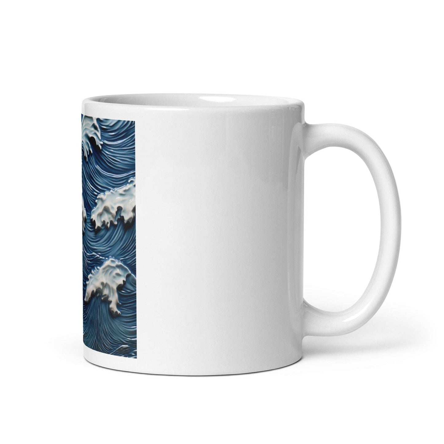 Mediterranean-Style Ceramic Coffee Mug